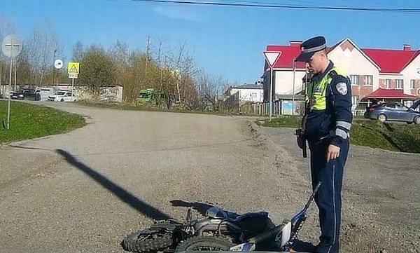ГАИ Серова поймала ребенка за рулем питбайка