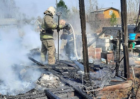 "Сбежались и всем садом отстаивали". В «Смородинке» произошел пожар