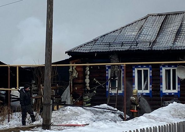 Сегодня в Завокзальном горел дом. "Граждане, оставшиеся без жилья, размещены у родственников"