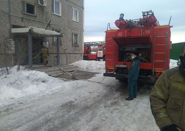В пожаре, случившемся в Серове, пострадал мужчина. Он госпитализирован с ожогами 