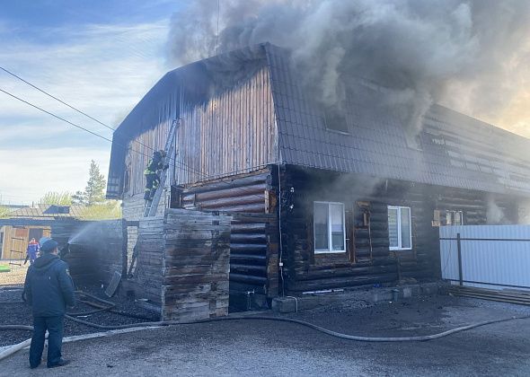 Утром в Серове горел жилой дом