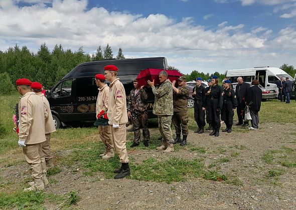 В Новой Ляле предали земле останки бойца Великой Отечественной