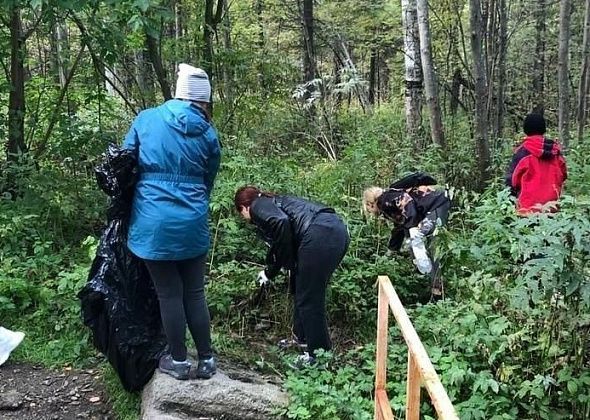 Серовские школьники приняли участие в экологическом субботнике "Живи, родник!"