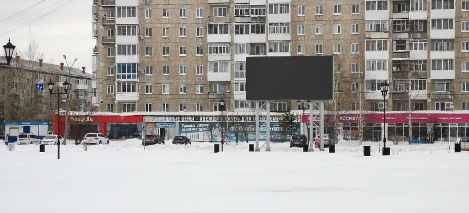 Медиаэкран на Преображенской площади не работает с 20 апреля