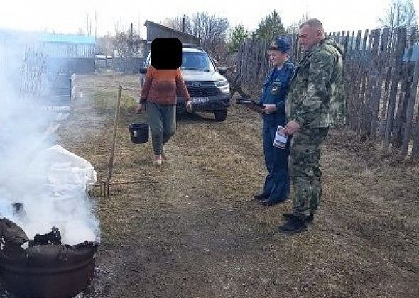 Серовчанку уличили в разведении огня в бочке во время особого противопожарного режима