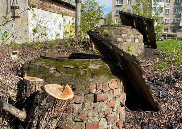 Колодцы во дворе по улице Ленина вновь открыты