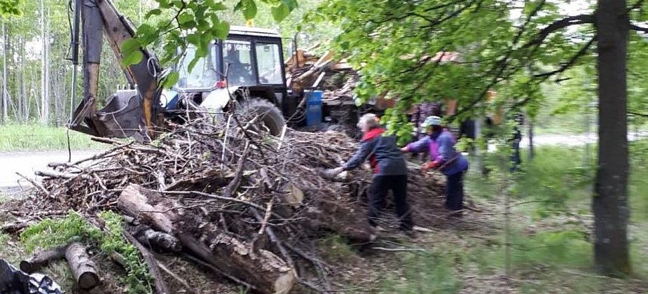 Студенты медколледжа и жители поселка Энергетиков провели субботники