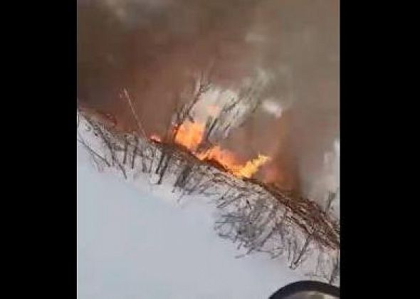 На Лесозаводе горел горбыль