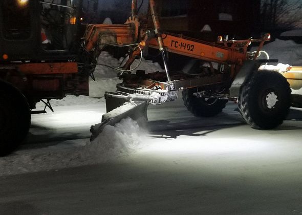 На уборку снега “Серовавтодор” вывел 19 единиц техники