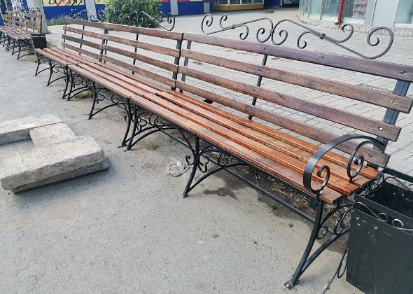 Скамейки с реконструируемой Преображенской площади расставили по городу