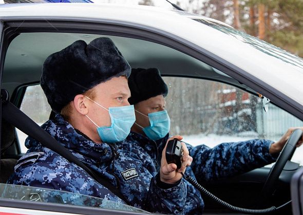 В Серове росгвардейцы задержали подозреваемого в грабеже. Он похитил 2 бутылки коньяка и попытался скрыться на такси, а потом бегом