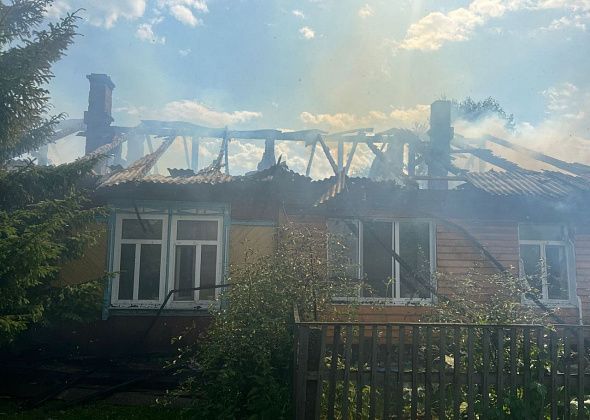 На Новой Коле произошел пожар в четырехквартирном доме