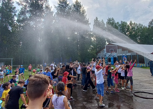"Колесо безопасности" прошло в "Веселом бору" накануне Дня физкультурника