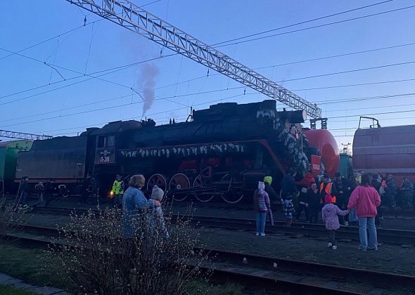 В Серов все же приехал "Эшелон Победы". Но не на центральный вокзал и только на техобслуживание