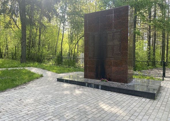 На воинском захоронении в Серове сгорели цветы у обелиска. Подожгли?